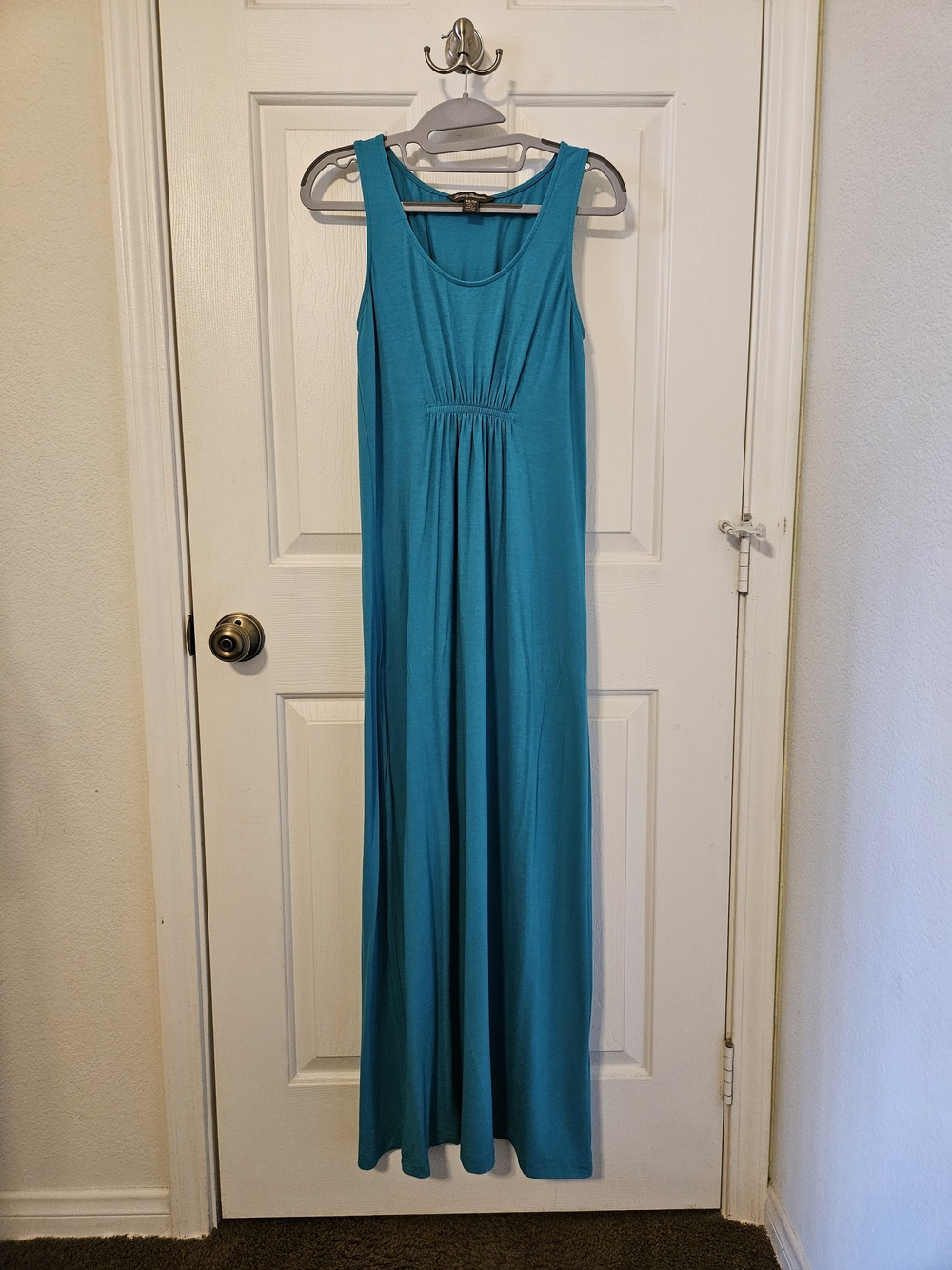 Tommy Bahama Teal Sleeveless Maxi Dress XS
